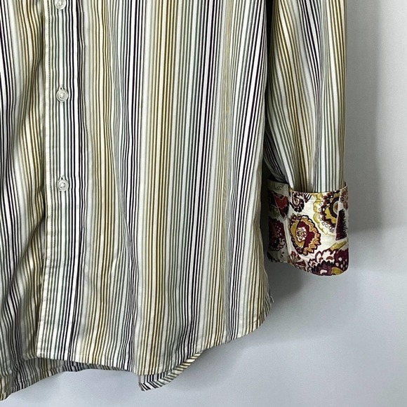 Robert Graham Long Sleeve Button Down Shirt SZ L - Picture 4 of 10